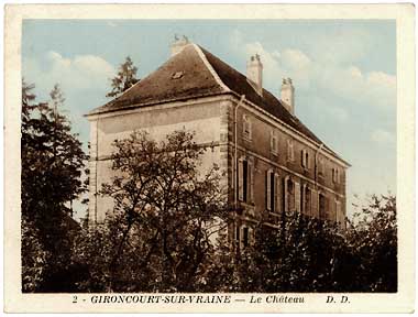 carte postale du ch&acirc;teau