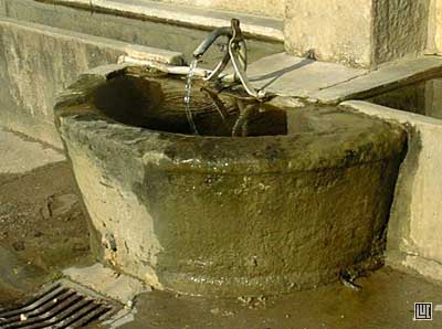 Vue de d&eacute;tail d'un lavoir &agrave; Gironcourt sur Vraine